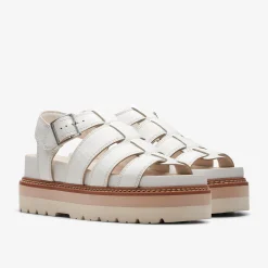 Orianna Twist Off White Leather