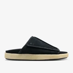 Overleigh Slide Black Suede
