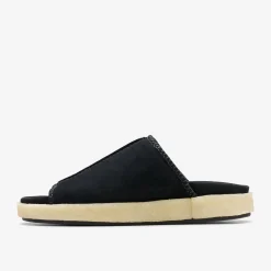 Overleigh Slide Black Suede