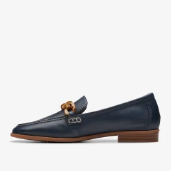 Sarafyna Iris Navy Leather