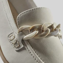 Sarafyna Iris White Leather