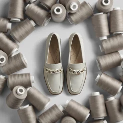Sarafyna Iris White Leather
