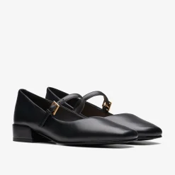Seren 30 Buckle Black Leather