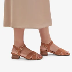Serina 35 Cross Tan Suede