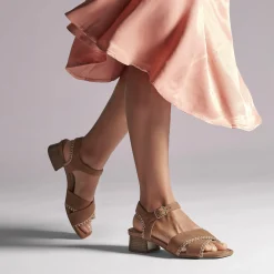 Serina 35 Cross Tan Suede