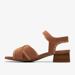 Serina 35 Cross Tan Suede
