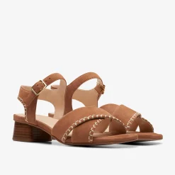 Serina 35 Cross Tan Suede