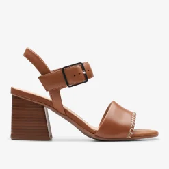 Siara 65 Buckle Tan Leather