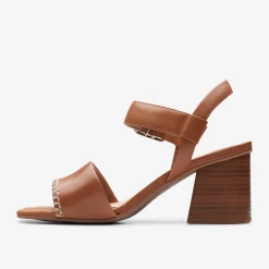 Siara 65 Buckle Tan Leather