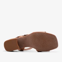 Siara 65 Buckle Tan Leather