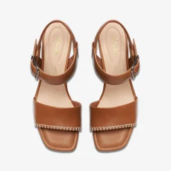 Siara 65 Buckle Tan Leather