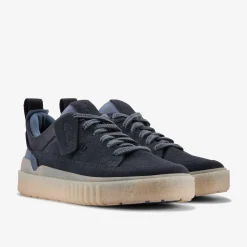 Somerset Lace Navy Suede