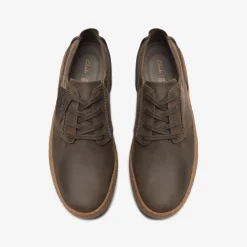Streethill Lace Dark Olive Leather