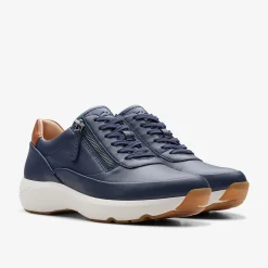 Tivoli Zip Navy Leather