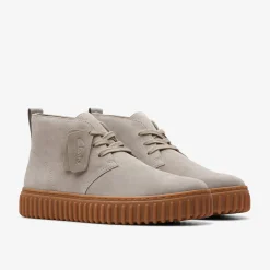 Torhill Desert Boot Light Grey Suede