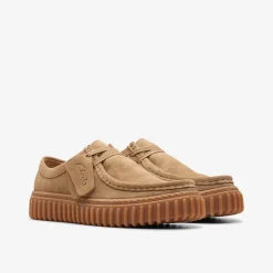 Torhill Lo Kid Dark Sand Suede