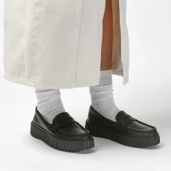 Torhill Penny Black Leather