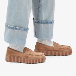 Torhill Penny Light Tan Suede