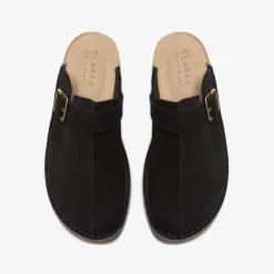 Trek Mule Black Suede