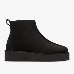 Trek Wedge Boot Black Suede