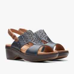 Tuleah Sun Navy Leather