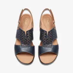 Tuleah Sun Navy Leather