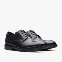 Un Hugh Lace Black Leather