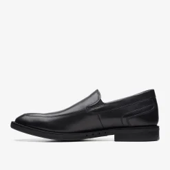 Un Hugh Step Black Leather