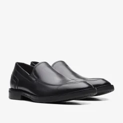 Un Hugh Step Black Leather