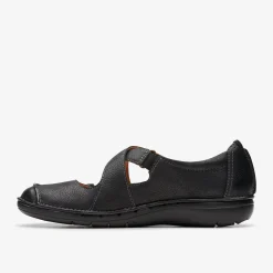 Un Loop Strap Black Leather