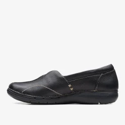 Un Loop Stride Black Leather