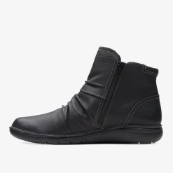 Un Loop Top Black Leather