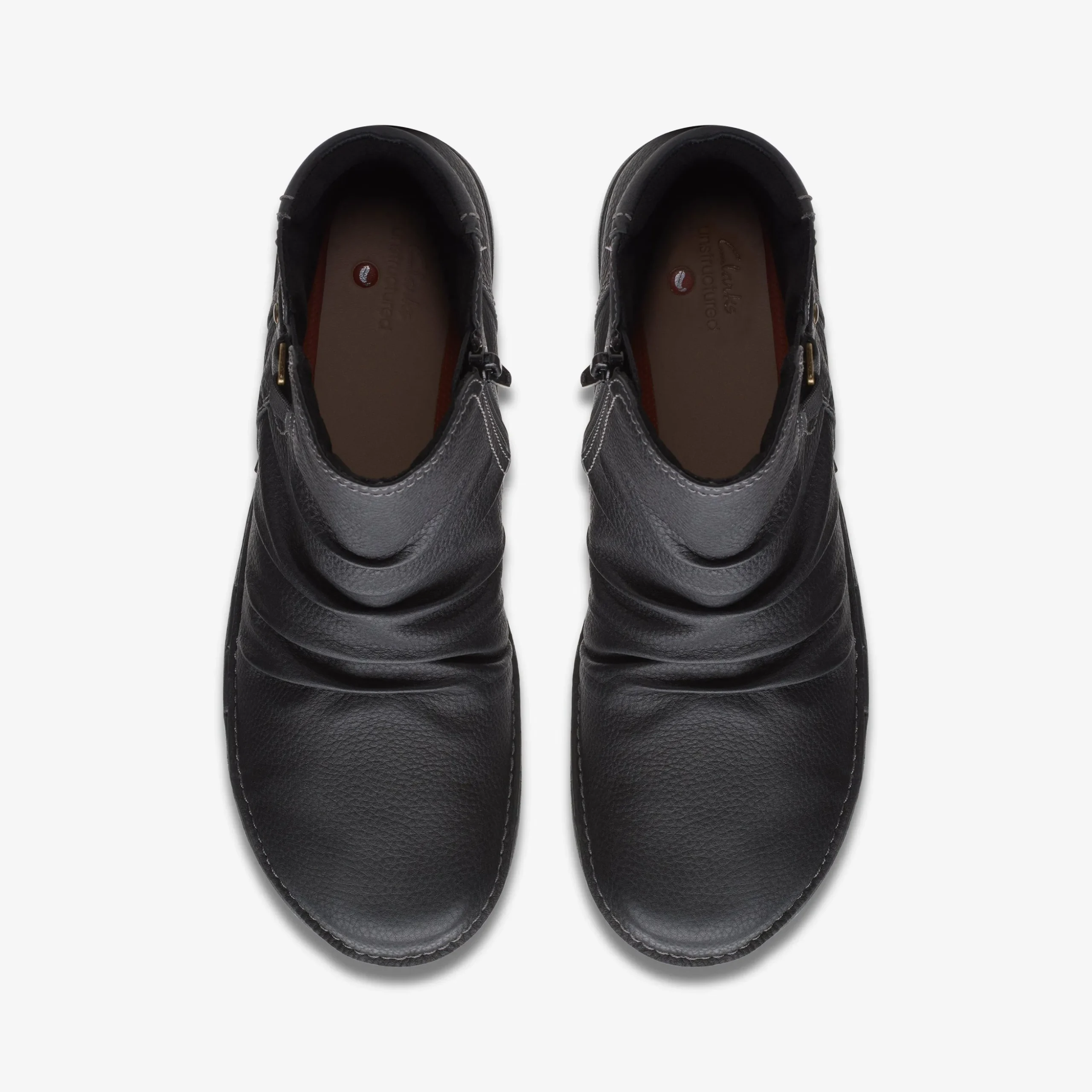 Un Loop Top Black Leather