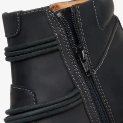 Un Loop Up Black Leather