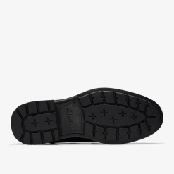 Un Shire Step Black Leather