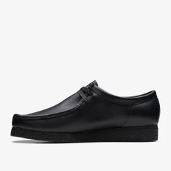 Wallabee Black Leather