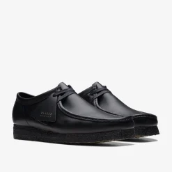Wallabee Black Leather