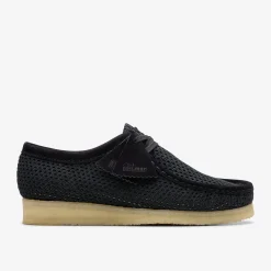 Wallabee Black Mesh