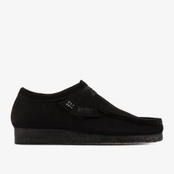 Wallabee Black Suede
