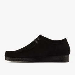 Wallabee Black Suede
