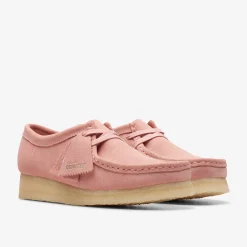 Wallabee Blush Pink Suede