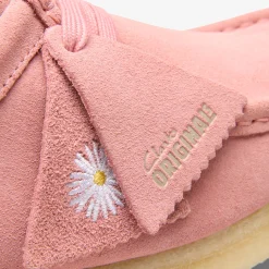 Wallabee Blush Pink Suede