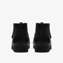 Wallabee Boot Black Leather