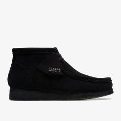 Wallabee Boot Black Suede