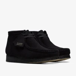 Wallabee Boot Black Suede