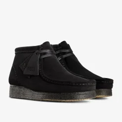 Wallabee Boot Black Suede