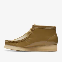 Wallabee Boot Dark Olive Patent