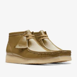 Wallabee Boot Dark Olive Patent