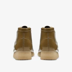 Wallabee Boot Dark Olive Patent