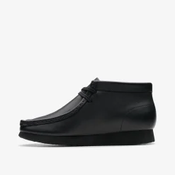 Wallabee Boot Older Black Leather